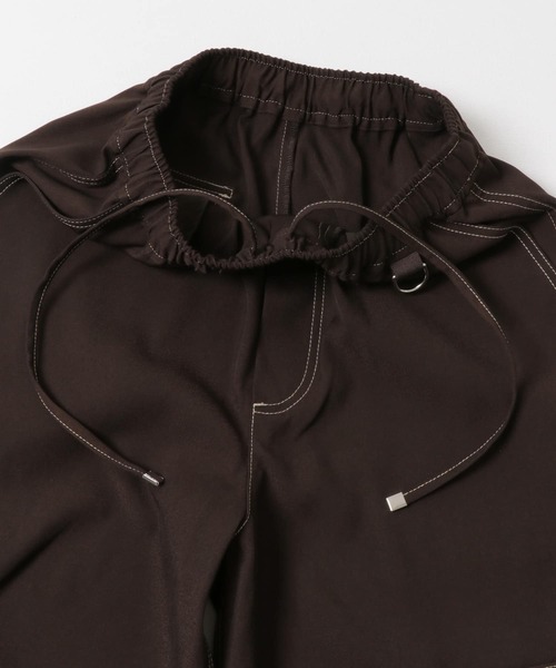 SENSE OF PLACE by URBAN RESEARCH（センスオブプレイスバイアーバンリサーチ）の「ステッチカーゴイージーパンツ（その他パンツ・レディース・ブラウン/アイボリー・ONE）」の10枚目の写真