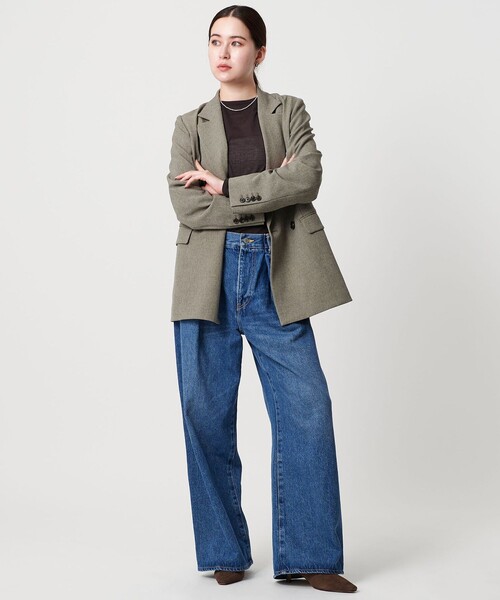 BEAUTY&YOUTH UNITED ARROWS(ビューティーアンドユースユナイテッドアローズ)の「レザーライク ポインテッド ミュール(サンダル・レディース・ブラック/ブラウン系・36/37/38)」の20枚目の写真