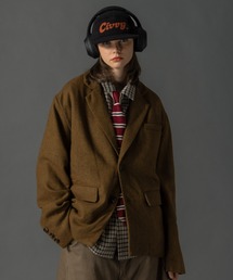 CIVVY. | Herringbone / Bird's Eye Tailored Jacket - ヘリンボーン / バーズアイテーラードジャケット(テーラードジャケット)