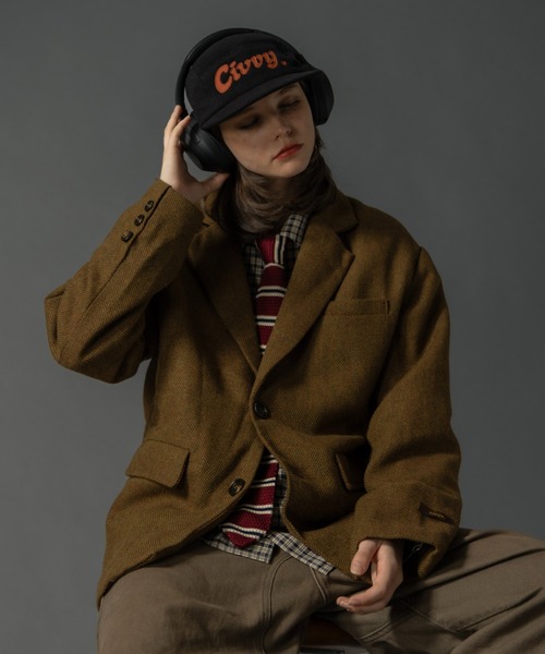 CIVVY.（シヴィ―）の「Herringbone / Bird's Eye Tailored Jacket