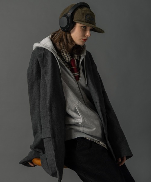 CIVVY.(シヴィ―)の「Herringbone / Bird's Eye Tailored Jacket - ヘリンボーン / バーズアイテーラードジャケット(テーラードジャケット・メンズ・ブラウン/ブラック・MEDIUM/LARGE)」の19枚目の写真