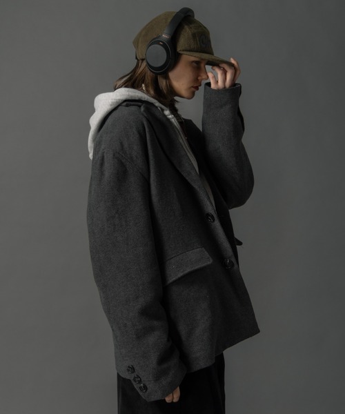 civvy. ヘリンボーン / バーズアイテーラードジャケット CIVVY.（シヴィ―）の「Herringbone / Bird's Eye Tailored Jacket