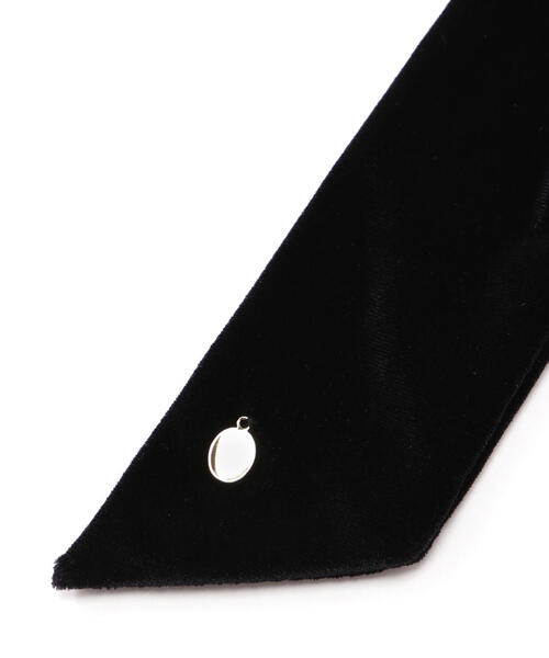 EDIT COLOGNE（エディットコロン）の「ベロアリボン（ヘアゴム・レディース・ブラック/グレー・ﾌﾘ-）」の8枚目の写真