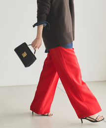 Spick & Span | TRタックストレートパンツ(スラックス)