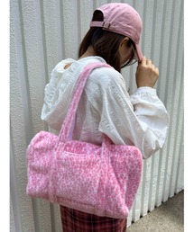 WC | 《秋冬新作★》モコモコレオパードバッグ(ショルダーバッグ)