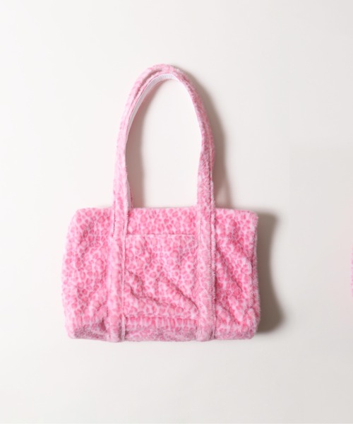 WC（ダブル シー）の「《秋冬新作★》モコモコレオパードバッグ（ショルダーバッグ・レディース・ブラウン/ピンク・FREE）」の5枚目の写真