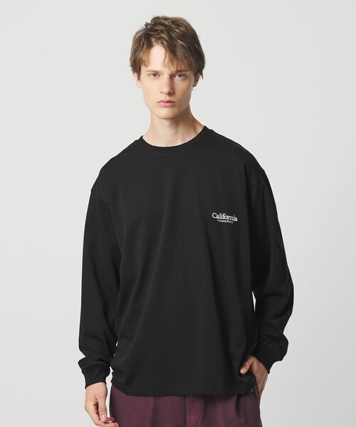 California General Store（California General Store）の「＜CGS.＞オーガニックコットン ロゴ ロングスリーブ Tシャツ（Tシャツ/カットソー・メンズ・パープル/ブラック・S/M/L/XL）」の3枚目の写真