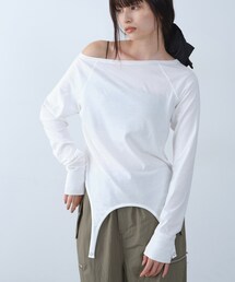 CODE A（コードエー）の「easy flip tee（Tシャツ/カットソー）」