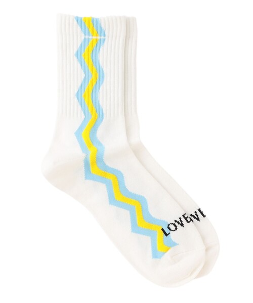 Tabio（タビオ）の「25AW EXCLUSIVE!!【Tabio/タビオ】ストライプソックス メンズ（ソックス/靴下・メンズ・ブラック/ホワイト・FREE）」の2枚目の写真