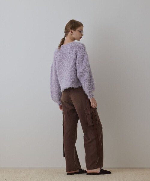 GRACE CONTINENTAL（グレースコンチネンタル）の「リュウカツイルカーゴパンツ（カーゴパンツ・レディース・ベージュ/ブラウン・38/36）」の5枚目の写真