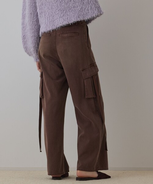 GRACE CONTINENTAL（グレースコンチネンタル）の「リュウカツイルカーゴパンツ（カーゴパンツ・レディース・ベージュ/ブラウン・38/36）」の8枚目の写真