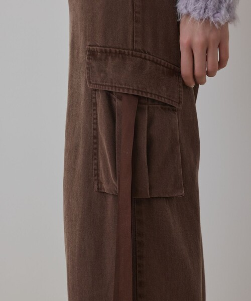 GRACE CONTINENTAL（グレースコンチネンタル）の「リュウカツイルカーゴパンツ（カーゴパンツ・レディース・ベージュ/ブラウン・38/36）」の11枚目の写真