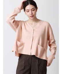 SUIT SQUARE（スーツスクエア）の「CHANTOWA オーバーサイズカーディガン 長袖 ウォッシャブル 無地（カーディガン/ボレロ）」