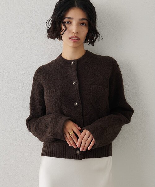 ブークレーニットジャケット（ニット/セーター）｜Whim Gazette