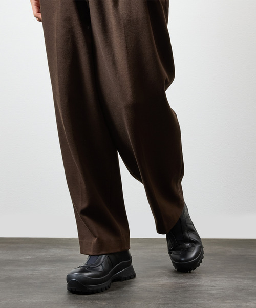 PADRONE(パドローネ)の「PADRONE パドローネ / GERMAN TRAINER SLIP-ON with 884C Vibram ビブラムソールスリッポンレザージャーマントレーナー 牛革 日本製 / PU8840-2009(スニーカー・メンズ・ブラック・43/42/41/40)」の21枚目の写真