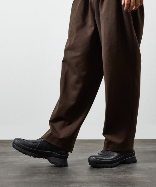 PADRONE(パドローネ)の「PADRONE パドローネ / GERMAN TRAINER SLIP-ON with 884C Vibram ビブラムソールスリッポンレザージャーマントレーナー 牛革 日本製 / PU8840-2009(スニーカー・メンズ・ブラック・43/42/41/40)」の17枚目の写真