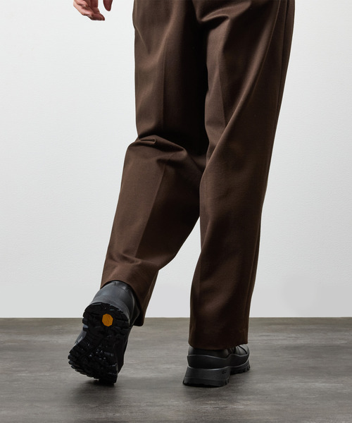 PADRONE(パドローネ)の「PADRONE パドローネ / GERMAN TRAINER SLIP-ON with 884C Vibram ビブラムソールスリッポンレザージャーマントレーナー 牛革 日本製 / PU8840-2009(スニーカー・メンズ・ブラック・43/42/41/40)」の19枚目の写真