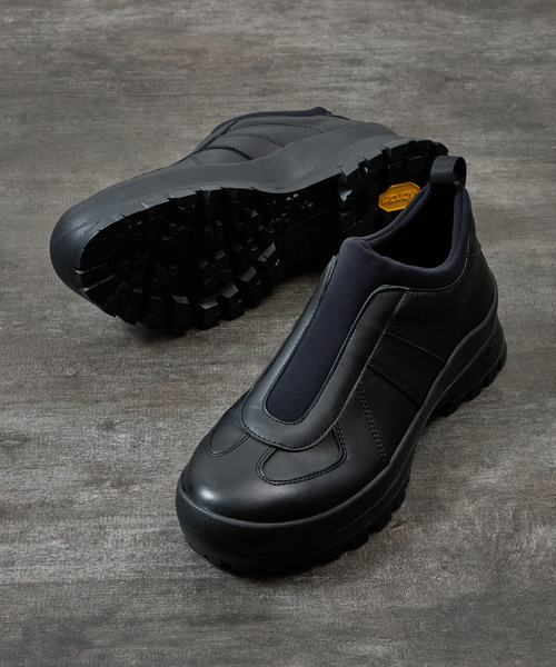 PADRONE(パドローネ)の「PADRONE パドローネ / GERMAN TRAINER SLIP-ON with 884C Vibram ビブラムソールスリッポンレザージャーマントレーナー 牛革 日本製 / PU8840-2009(スニーカー・メンズ・ブラック・43/42/41/40)」の15枚目の写真