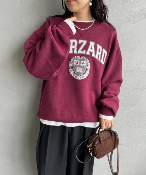 HANES（ヘインズ）の「[HANES/ヘインズ] 2P ジャパンフィット ロングスリーブパックTシャツ（アソート）（Tシャツ/カットソー・レディース・ホワイト×ブラック・M/L/XL）」の11枚目の写真