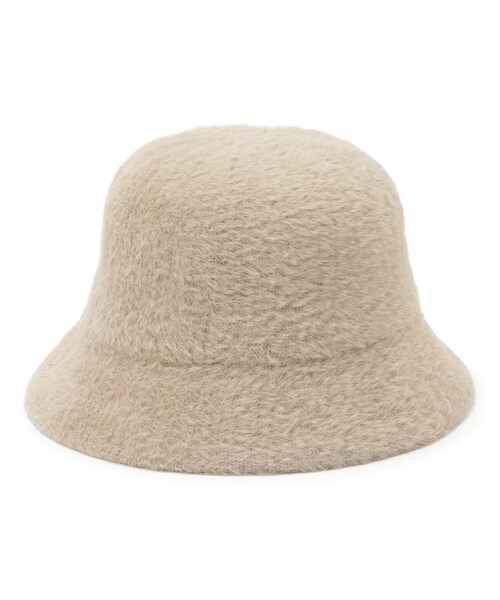 ITS'DEMO(イッツデモ)の「ヘアリーバケットハット(ハット・レディース・ナチュラル/ブラック/ブラウン系1・00)」の1枚目の写真