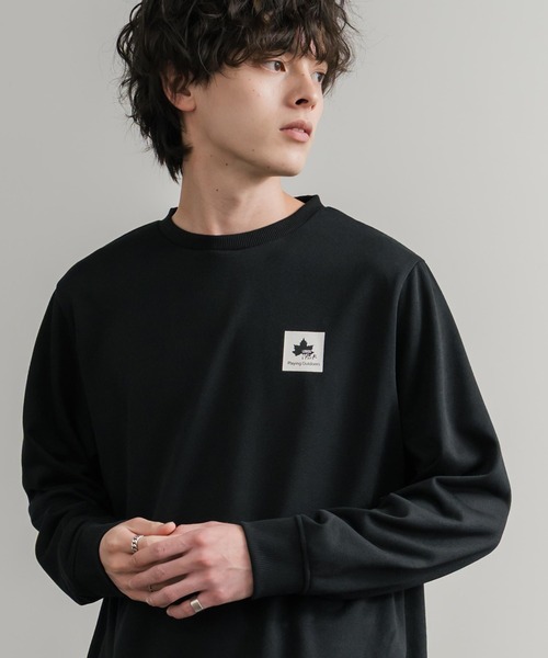 セール】LOGOS ロゴス 吸汗速乾 ルーズシルエット裏毛ワンポイントロゴ