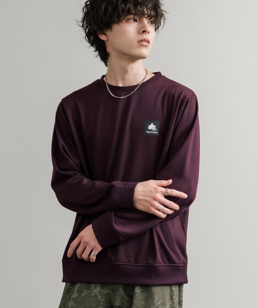 セール】LOGOS ロゴス 吸汗速乾 ルーズシルエット裏毛ワンポイントロゴ