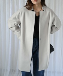 ＆HALF（アンドハーフ）の「ウール調フェルトジャケット（コート）（その他アウター）」