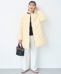 【ウエストゴム/14サイズ展開】beauty warm pants ワイド