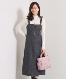 ITS'DEMO | 【手洗い可】デニム風ジャンスカ(ワンピース)