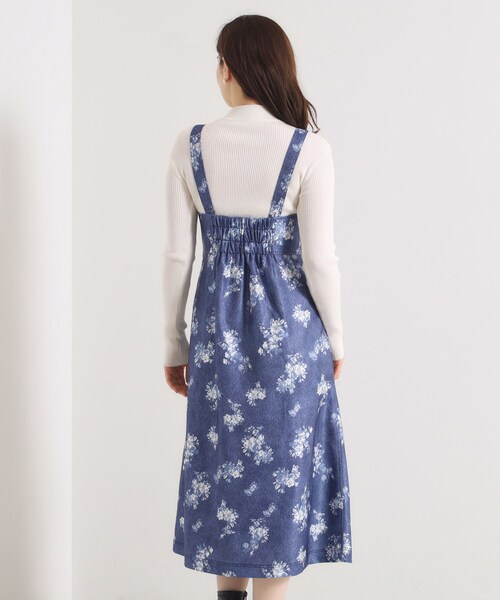 ITS'DEMO（イッツデモ）の「【手洗い可】デニム風ジャンスカ（ワンピース・レディース・ブルー系/ブラック/ブルー・00）」の18枚目の写真