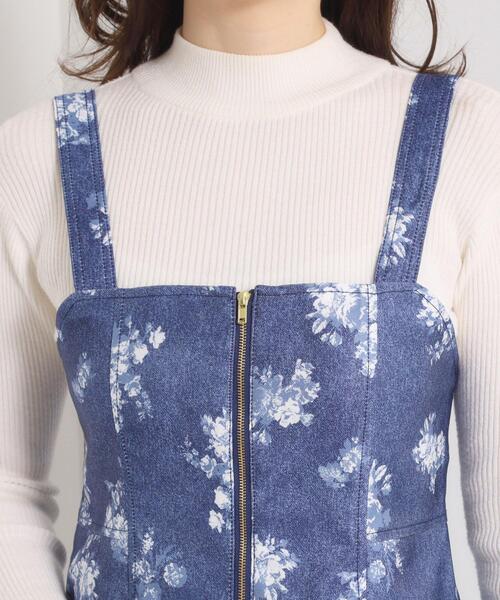 ITS'DEMO（イッツデモ）の「【手洗い可】デニム風ジャンスカ（ワンピース・レディース・ブルー系/ブラック/ブルー・00）」の19枚目の写真