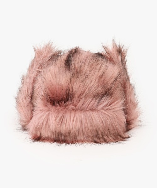 ANNA SUI NYC(アナ スイ エヌ ワイ シー)の「フェイクファーフライトキャップ(キャップ・レディース・グレー/キャメル/ピンク・FREE)」の3枚目の写真