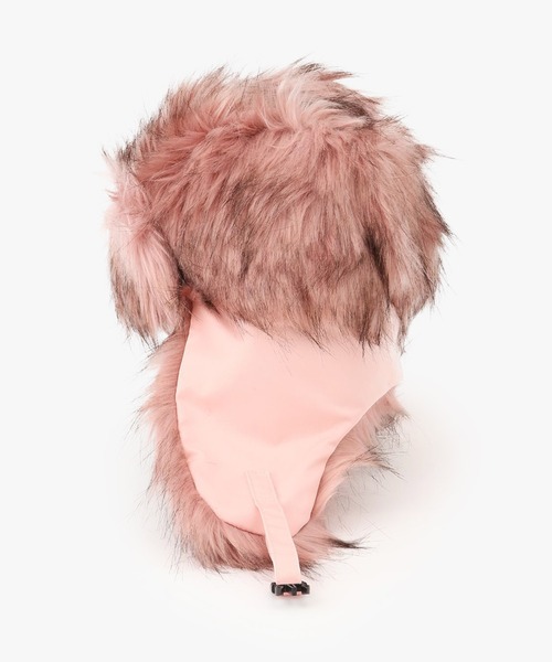 ANNA SUI NYC(アナ スイ エヌ ワイ シー)の「フェイクファーフライトキャップ(キャップ・レディース・グレー/キャメル/ピンク・FREE)」の6枚目の写真