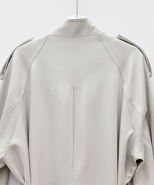 セール】テンセル混オーバーサイズトレンチコート（トレンチコート