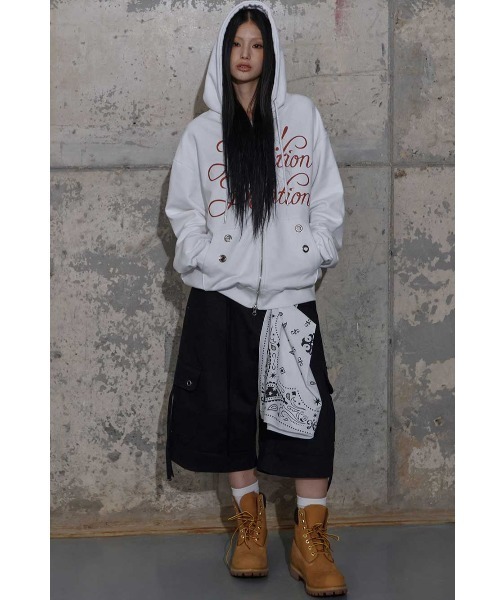 【最終値下げ】Fancy Club ATTENTION EYELET パーカー FANCY CLUB】ATTENTION EYELET HOODED ZIP-UP – PRESSING WEB SHOP
