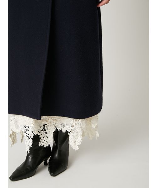 FRAY I.D(フレイアイディー)の「バルマカンロングコート(ダッフルコート・レディース・ブラウン/グレー/ネイビー・1/0)」の19枚目の写真