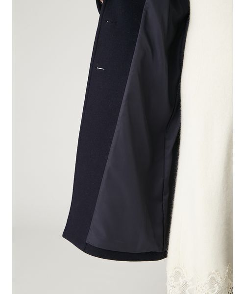 FRAY I.D(フレイアイディー)の「バルマカンロングコート(ダッフルコート・レディース・ブラウン/グレー/ネイビー・1/0)」の21枚目の写真