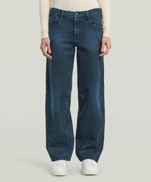 CONTOR 3D LOOSE JEANS/立体裁断ワイドルーズジーンズ/レザーライクコーティング加工/L30