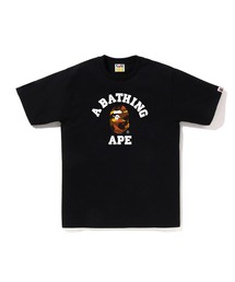 A Bathing Ape 半袖ミニワンピース S ブラック A Bathing Ape 半袖ミニワンピース S ブラック