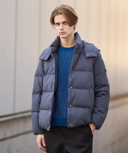 TAKEO KIKUCHI（タケオキクチ）の「【袖取り外し可】デタッチャブル ダウンブルゾン（ダウンジャケット/コート・メンズ・ブラック/チャコールグレー/ライトグレー・04/03/02）」の10枚目の写真