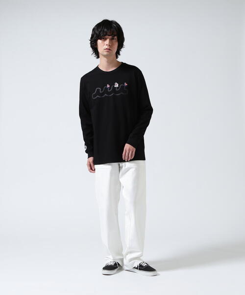 muta marine(ムータ・マリン)の「muta MARINE/ムータ マリン/別注 Three America Heart LS TEE(Tシャツ/カットソー・メンズ・ブラック/ホワイト・M/L/XL)」の18枚目の写真