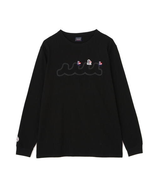 muta marine(ムータ・マリン)の「muta MARINE/ムータ マリン/別注 Three America Heart LS TEE(Tシャツ/カットソー・メンズ・ブラック/ホワイト・M/L/XL)」の21枚目の写真