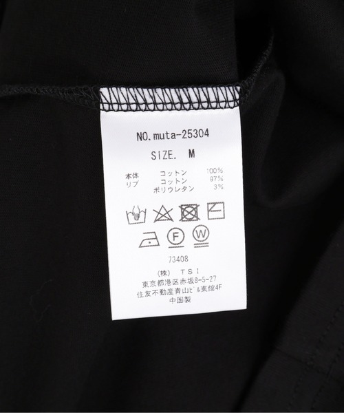 muta marine(ムータ・マリン)の「muta MARINE/ムータ マリン/別注 Three America Heart LS TEE(Tシャツ/カットソー・メンズ・ブラック/ホワイト・M/L/XL)」の16枚目の写真