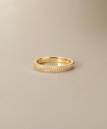 COCOSHNIK（ココシュニック）の「K10ダイヤモンド 縦溝 リング（リング）」