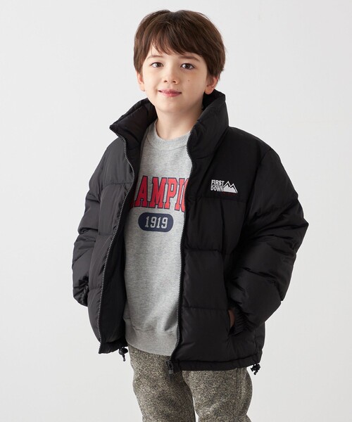 FIRST DOWN:〈洗濯機可能〉リバーシブル バブル ダウン ジャケット