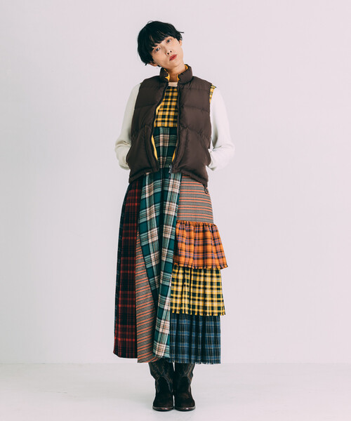 Freada（フリーダ）の「Freada/フリーダ リバーシブル ダウン ベスト（ダウンベスト・レディース・ブラウン/ピンク・ONE SIZE）」の16枚目の写真