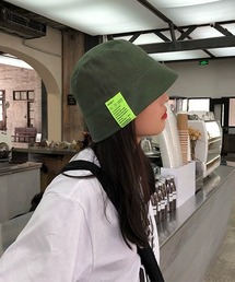 WARAIJOGO（ワライジョウゴ）の「【WARAIJOGO】EK436/パッチ付きバケットハット(NEZ)（ハット）」