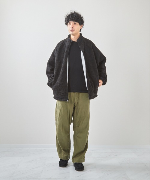 VIBGYOR（ヴィブジョー）の「ナイロンボアリバーシブルブルゾン(CN)（ブルゾン・メンズ・グレー/ブラック・LARGE/MEDIUM）」の6枚目の写真