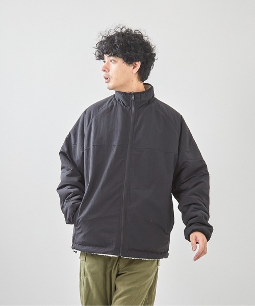 VIBGYOR（ヴィブジョー）の「ナイロンボアリバーシブルブルゾン(CN)（ブルゾン・メンズ・グレー/ブラック・LARGE/MEDIUM）」の12枚目の写真