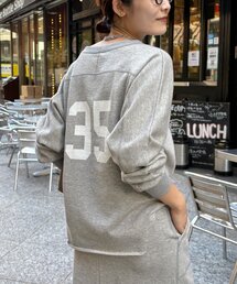 DouDou | 【インフルエンサーOKOCHI企画】裏毛ナンバリングプルオーバー(スウェット)